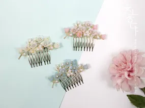 Flower Hairpin Brush Type (3 Colors)