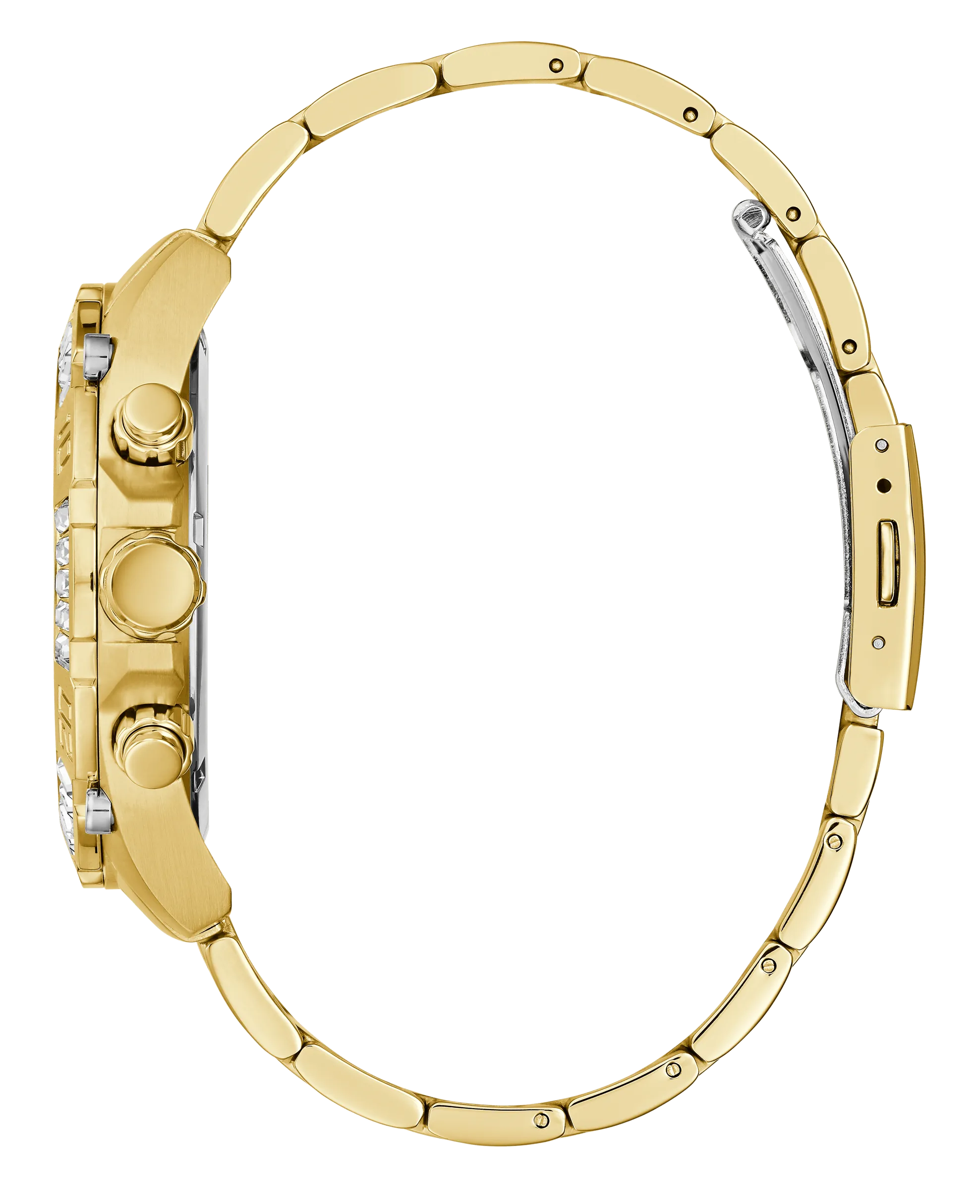 Guess Trophy Black and Gold Men's Analogue Watch GW0390G2